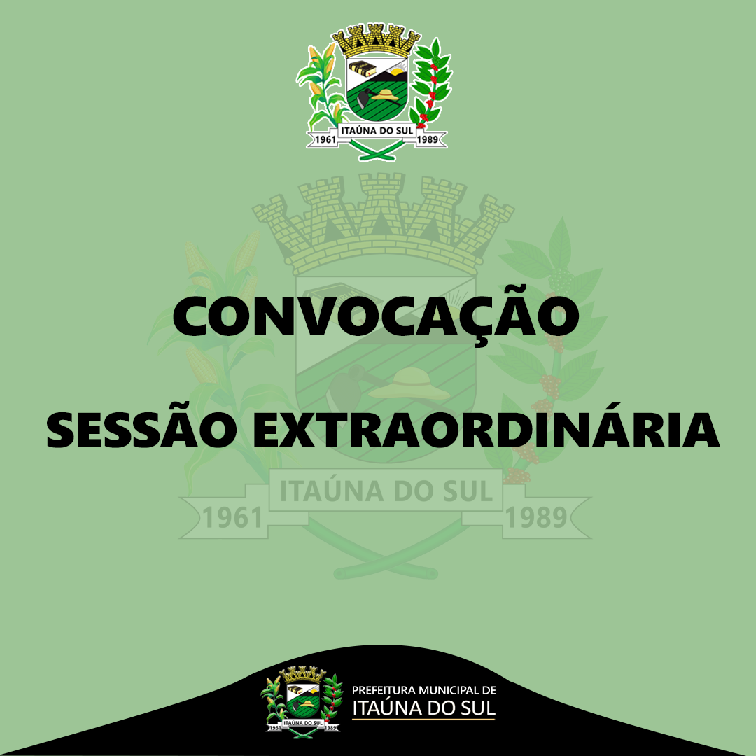 Convocação Extraordinária - PADRÃO