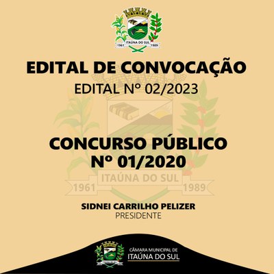 Edital de Convocação nº 02-2023