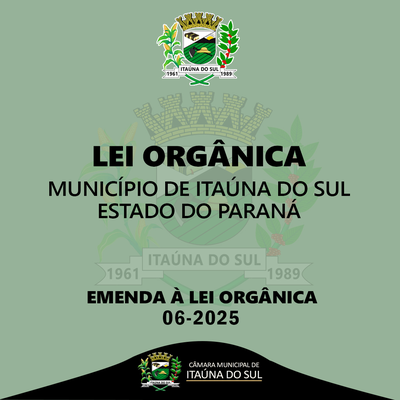 Lei Orgânica 2025 Lei Orgânica 2025