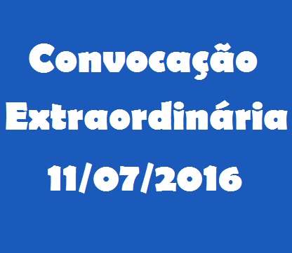 Convocação Extraordinária