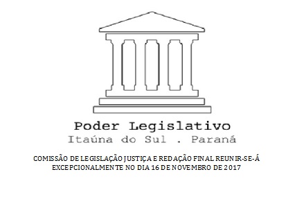 REUNIÃO DA COMISSÃO DE LEGISLAÇÃO, JUSTIÇA E REDAÇÃO FINAL